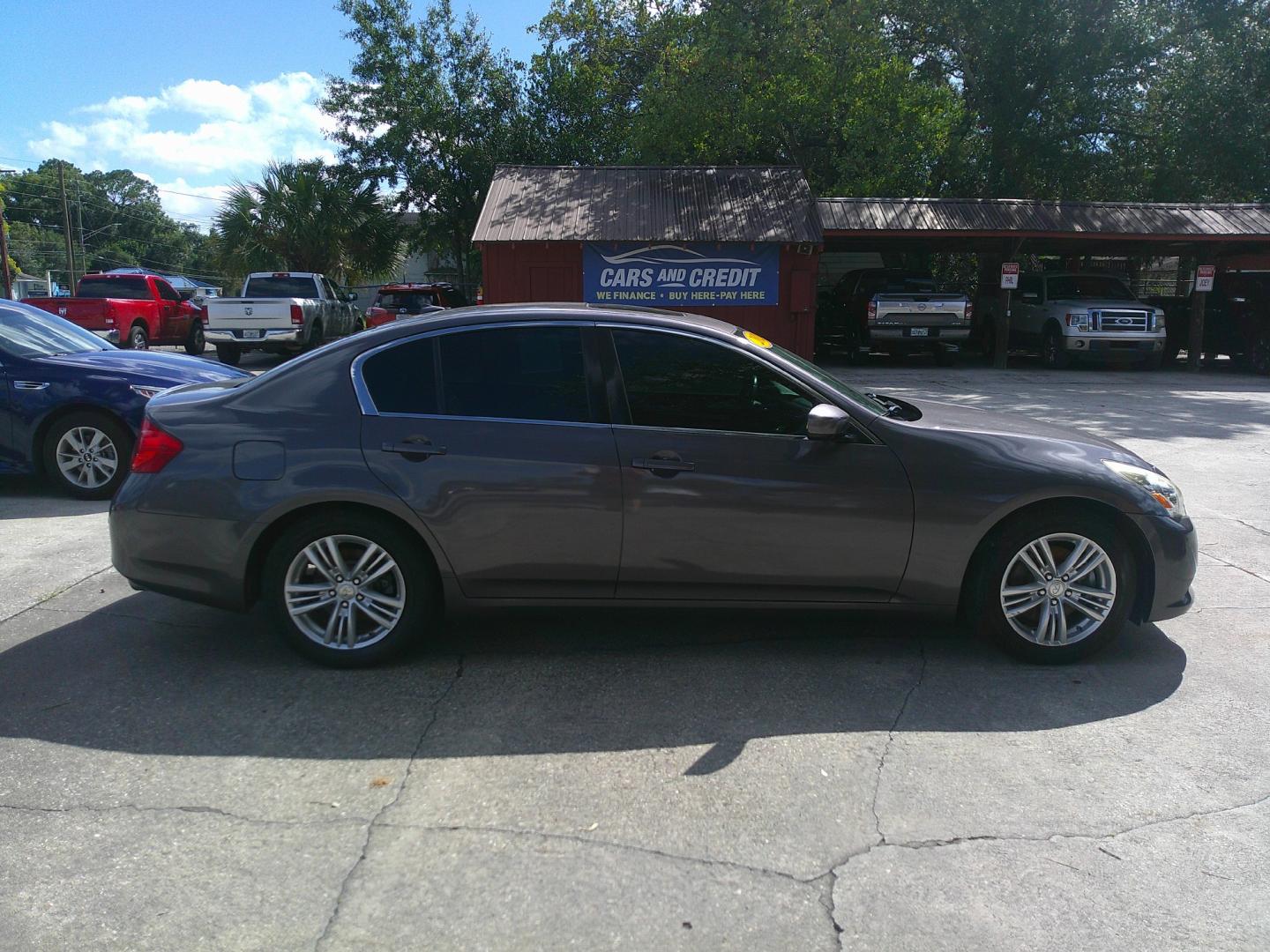 2012 GRAY INFINITI G37 BASE; SPORT; JOU (JN1CV6APXCM) , located at 10405 Abercorn Street, Savannah, GA, 31419, (912) 921-8965, 31.988262, -81.131760 - Photo#4